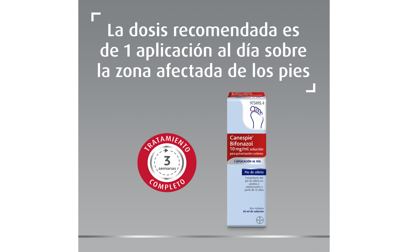 Canespie® Bifonazol Solución para pulverización cutánea (30 ml)